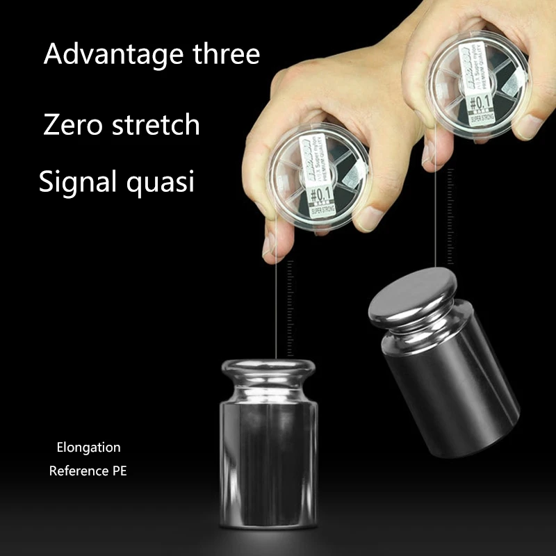 

Fishing Line Abrasion Resistant Zero Stretch Braided Lines Strands Super Strong Superline