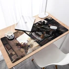 Игровой коврик для мыши, компьютерный геймерский коврик для мыши, большой игровой резиновый нескользящий коврик для мыши, большой Аниме Коврик для ноутбука, дизайн PUBG