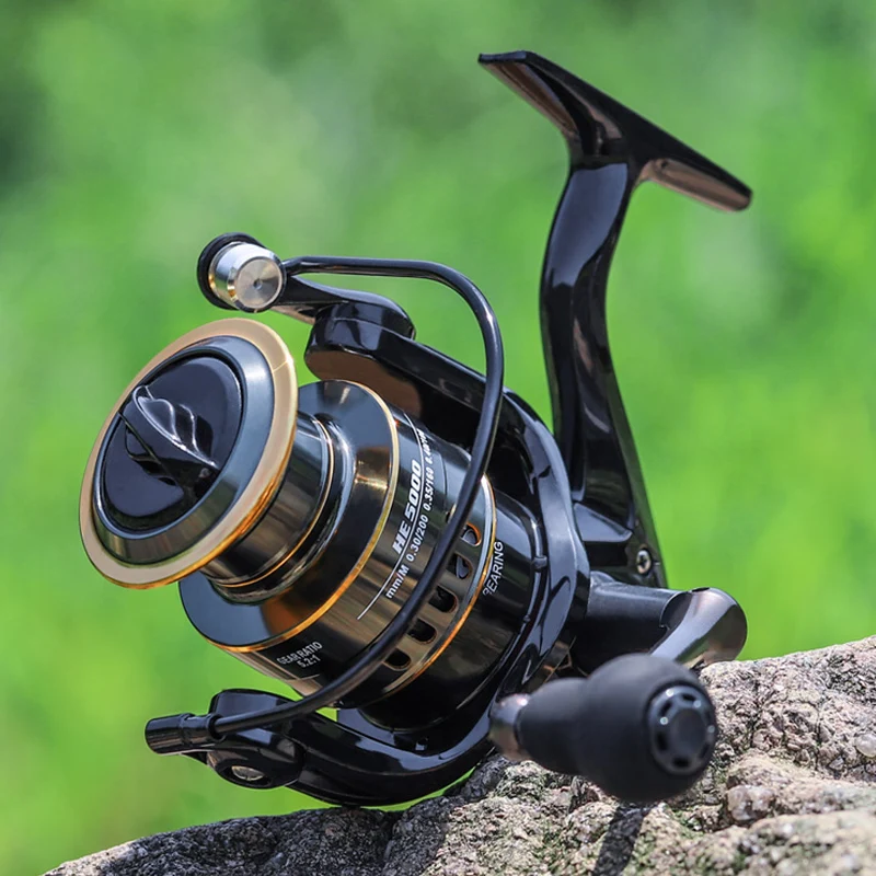 

Fishing Reel HE1000-7000 Metal Spool Spinning Reel 10KG Drag Metal Spare Spool Saltwater Reel Fishing Accessories