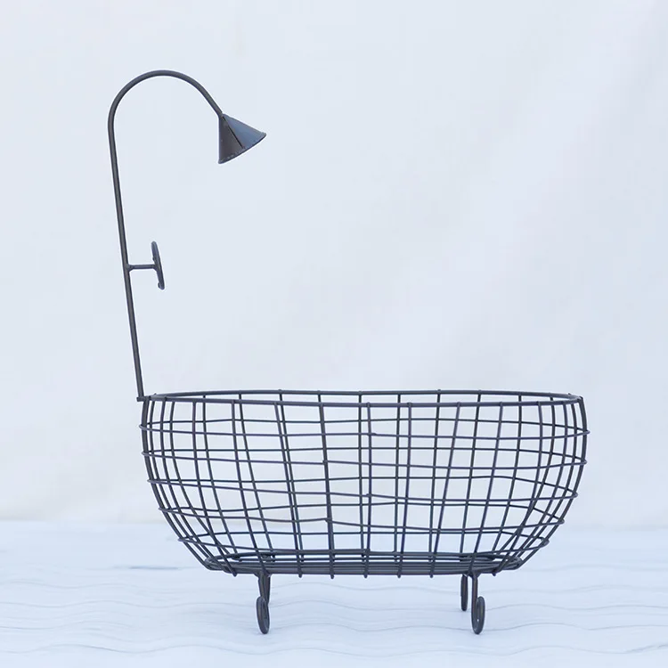 

Baby Iron Basket Shower Bathtub Infant Photography Accessories Unique Shooting Props Posing Container Baby Photography Props