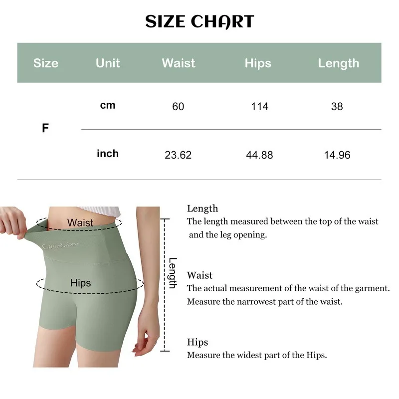 

High waist underwear women's boxer shorts summer thin women's large size safety pants shorts lower skirt women's tights Slim fit