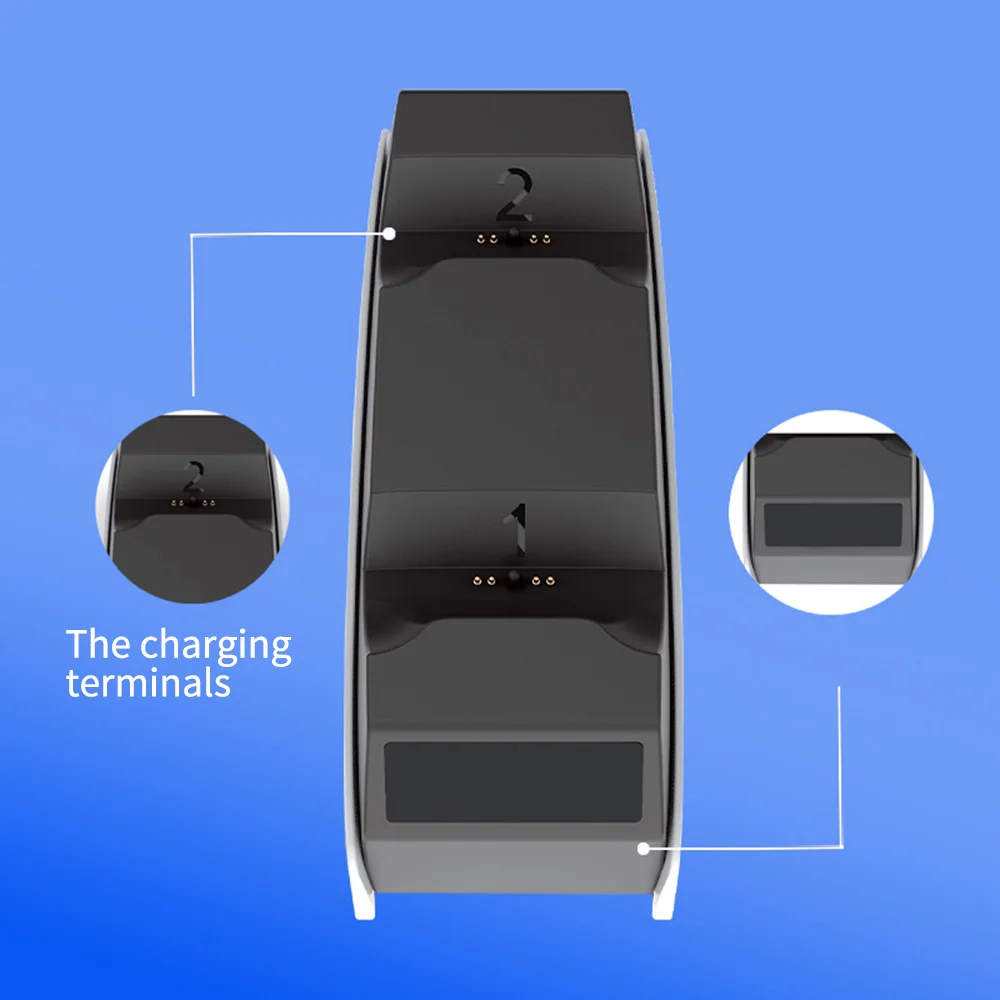 Двойное быстрое зарядное устройство для PS5 беспроводной контроллер USB Type C