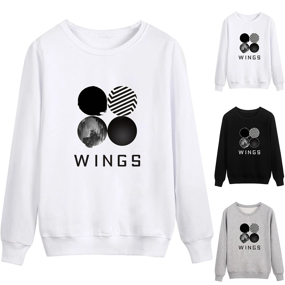 

Womens Printed Loose Pullover Ladies Long Sleeve Casual Jumper Solid Color Basic Sweatshirt Tops