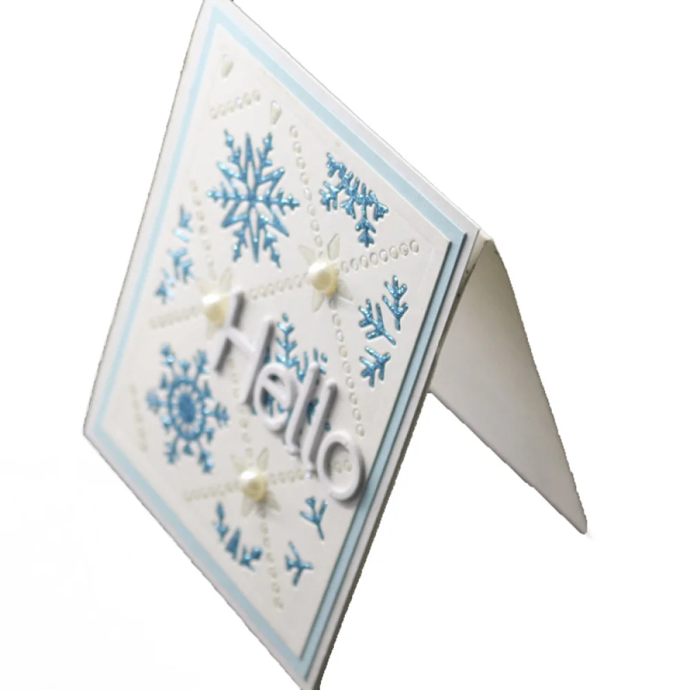 Рождественские снежинки новые металлические высекальные штампы для рукоделия