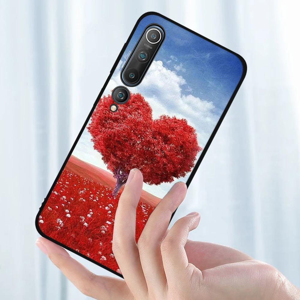

Love Heart Case For Xiaomi Redmi Note 10 9 8 7 9T 8T Pro MAX 9A K40 MI Note 11 10 9 T Pro SE F3 X3 Soft silicone TPU Phone Funda