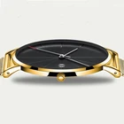 Часы наручные женские ультратонкие, люксовые, с браслетом из розового золота