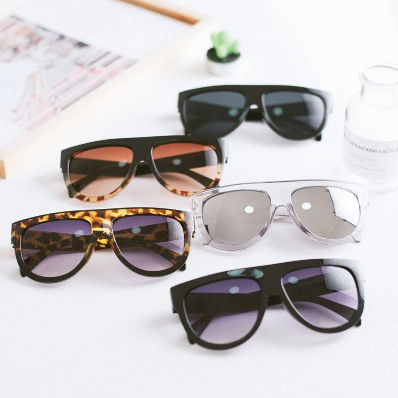 Большие солнцезащитные очки Для женщин Градиент крутые мужчин щит новый оттенок