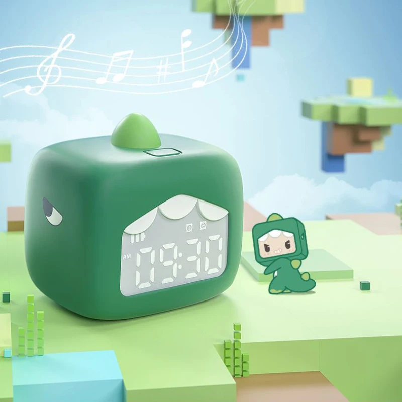 

4 Styles Smart MINI Alarm Table Clock Electronic Desktop Clocks Wake Up USB Charging Sleeping Clock With 4 Groups Of Ringtones