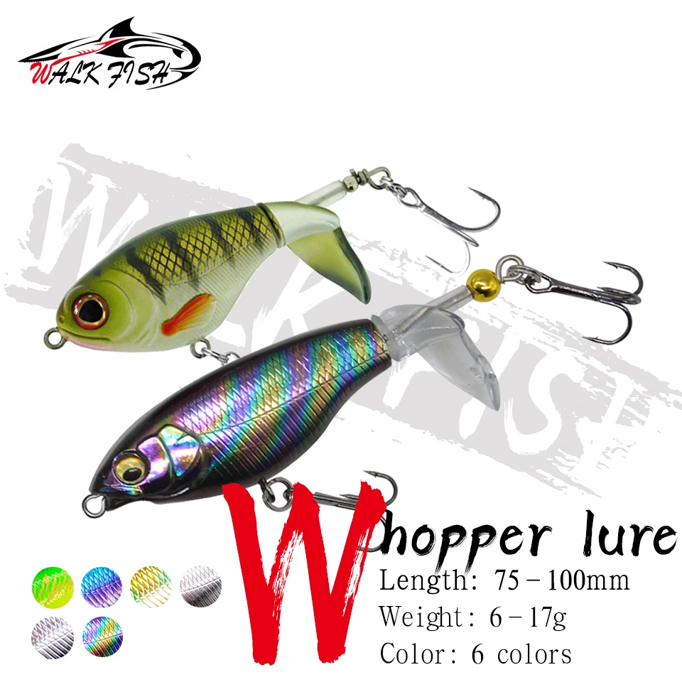 WALK FISH Whopper Plopper приманка для рыбной ловли 6 г/11 г/13 г/17 г приманки сома рыболовная