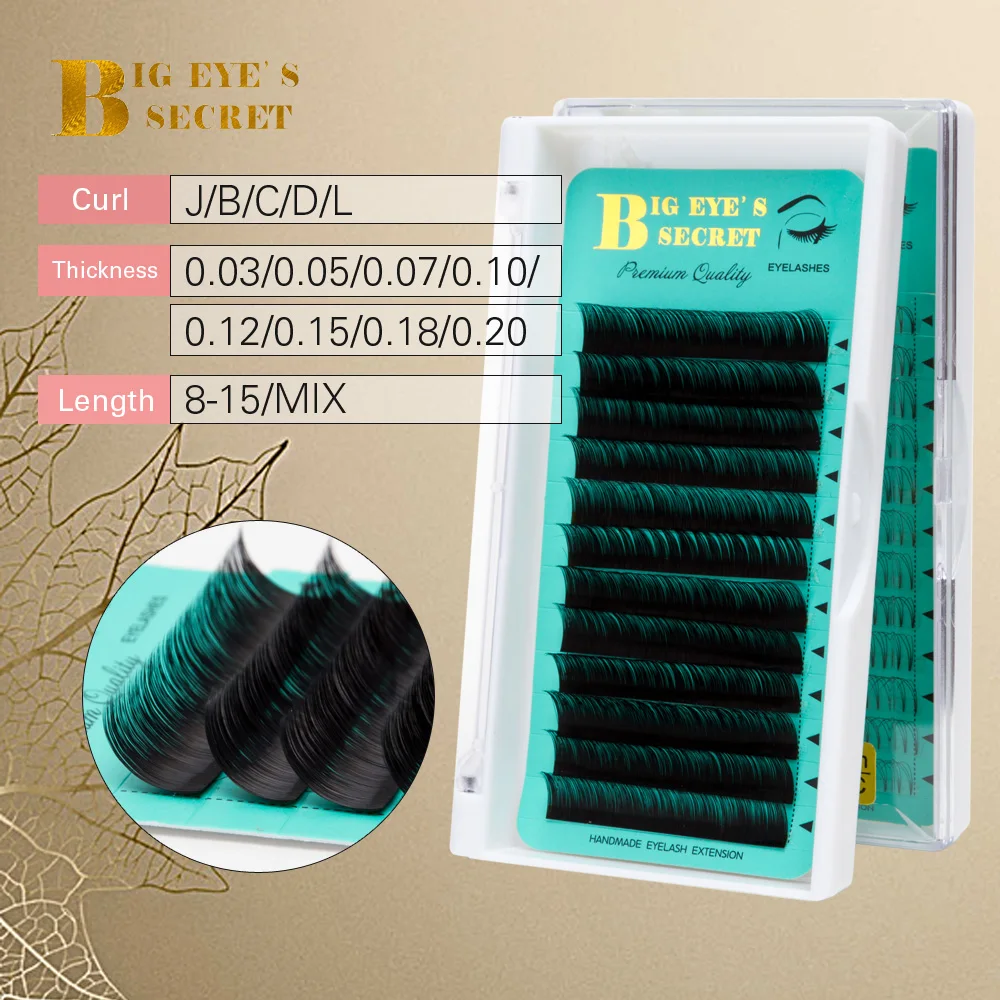 

BES Lashes J B C D L Curl 0.05mm Thickness 8-20mm Eyelashes Extension Individual Lash Russian Volume Fans Single Classic Lashes