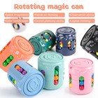 Новый волшебный куб Монтессори фиджет игрушки Образование кончик пальца детский диск Вращающийся обучающий куб игрушки антистресс лучшие подарки для детей