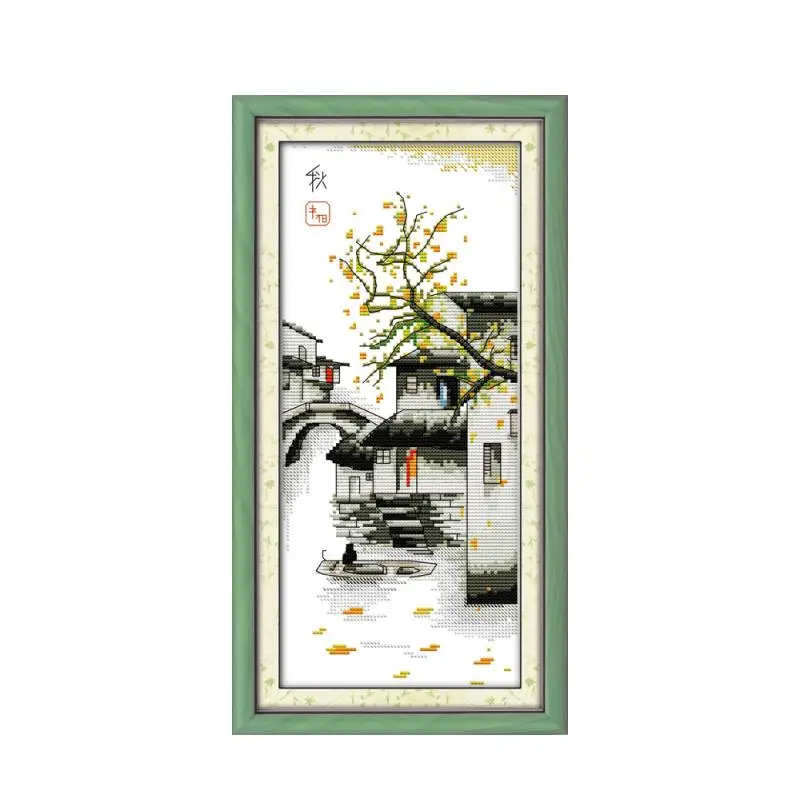 Joy Sunday Landscape Pictures набор хлопковых нитей для вышивки крестом Набор рукоделия