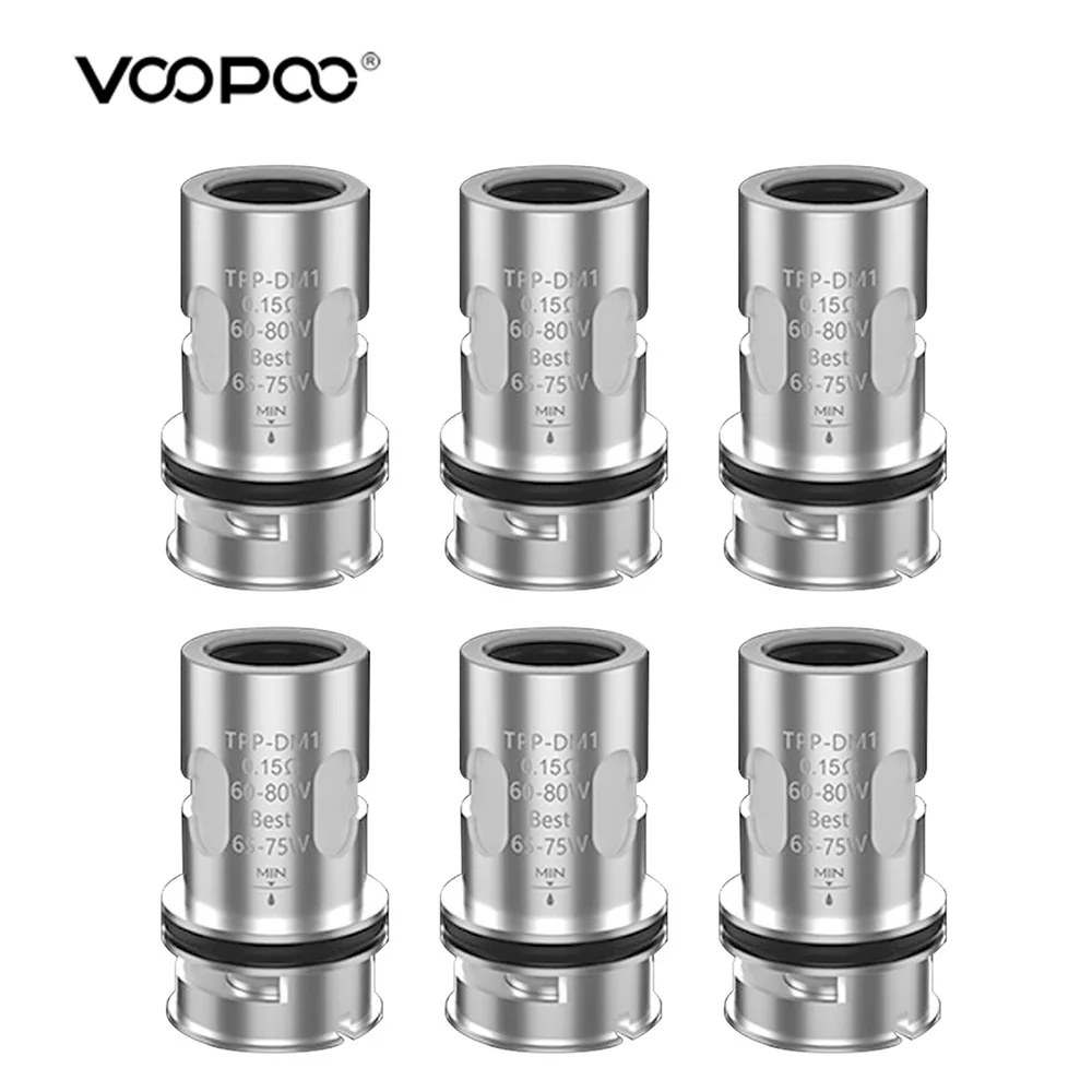 

Original VOOPOO TPP DM1 Mesh Coils DL 0.15ohm Resistance TPP Pod Tank Coils 60-80W For VOOPOO Drag 3 Drag X Plus Pod Vape E-Cig