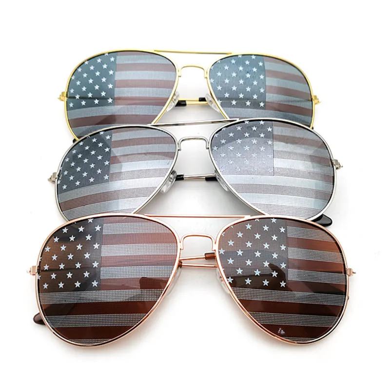 Солнцезащитные очки День Независимости Классические солнечные с флагом США