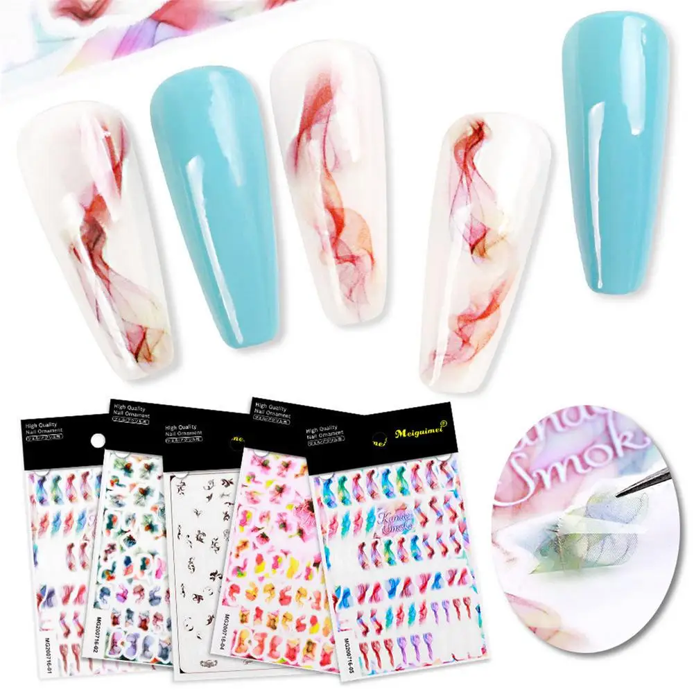 

5 Pcs 3D Dried Flowers Nail Art Stickers Super Flash DIY Nail Art Accessories Decals Japanese Ins Style Nail Art Salon Supplies