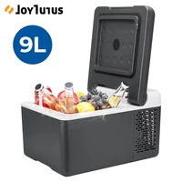 joytutus 9l car refrigerator mini fridge small freezer 12v compressor portable cooler 220v for cosmetics vehicle boat 20%e2%84%83 20%e2%84%83