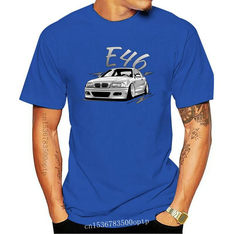 

New 2021 Fashion Summer T-shirt Germany Classic Legend Car E46 E60 E61 T Shirt Casual Short Sleeve