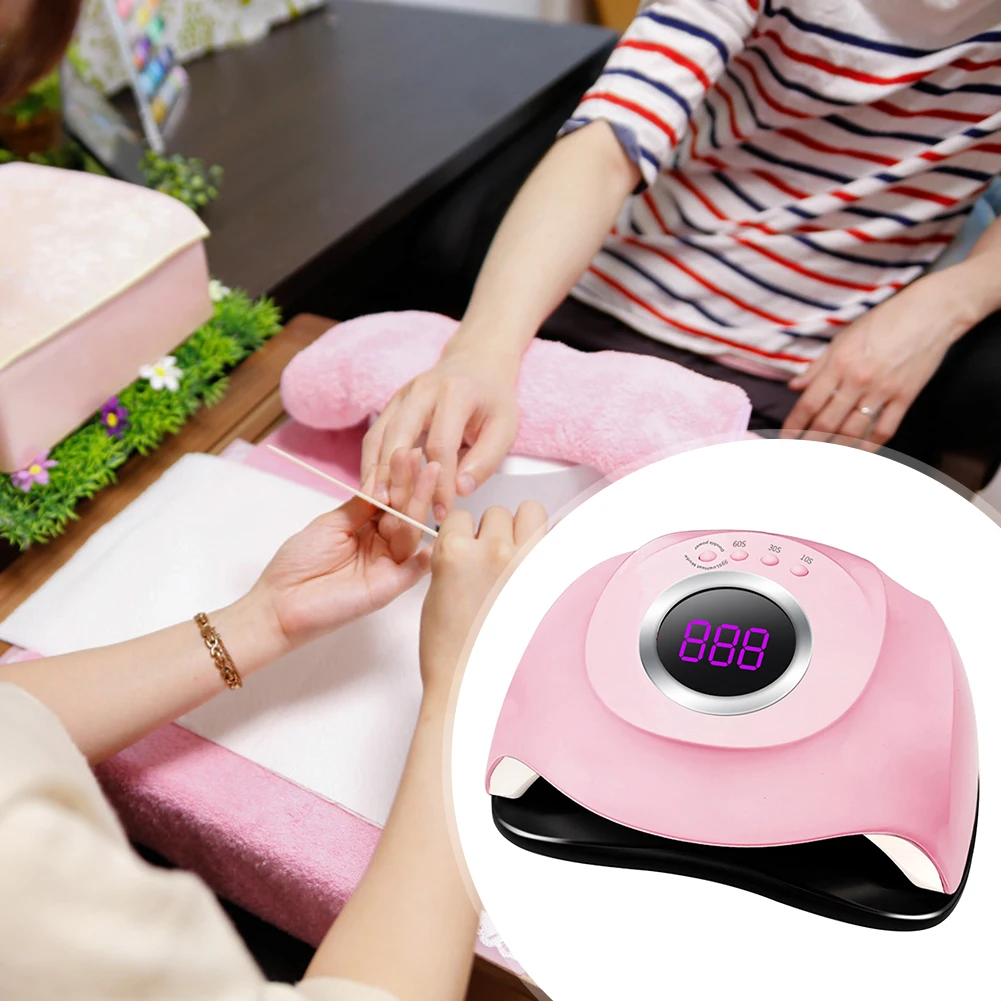 

180W UV LED Lamp Nail Dryer Fast Curing Polish Light Manicure Machine Nail Drying Dual Light Source Drying Polishing Lamps