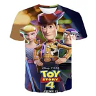 Футболка с коротким рукавом для мальчиков и девочек 4-14 лет, с 3D мультяшным принтом, аниме игрушка робот, 2021