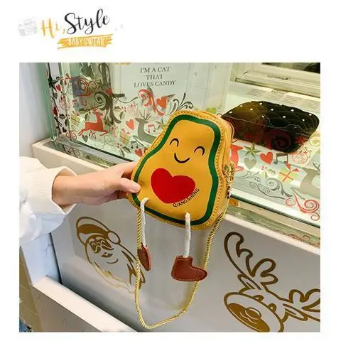 Модный мультяшный Детский кошелек из авокадо мини сумки через плечо