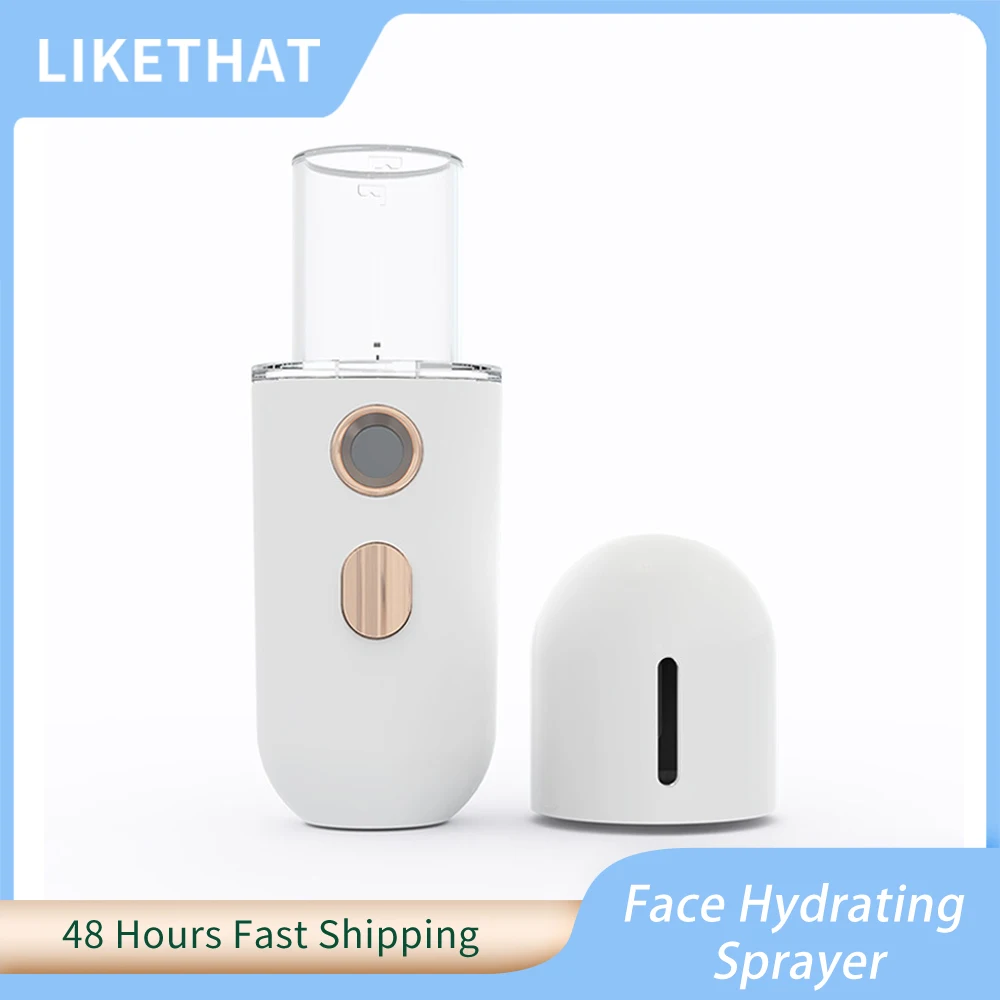 

LIKETHAT Portable Hydrating Sprayer Face Care Spray Apparatus Humidifier USB Rechargeable Nano Cold Spray Essential Oil Diffuser