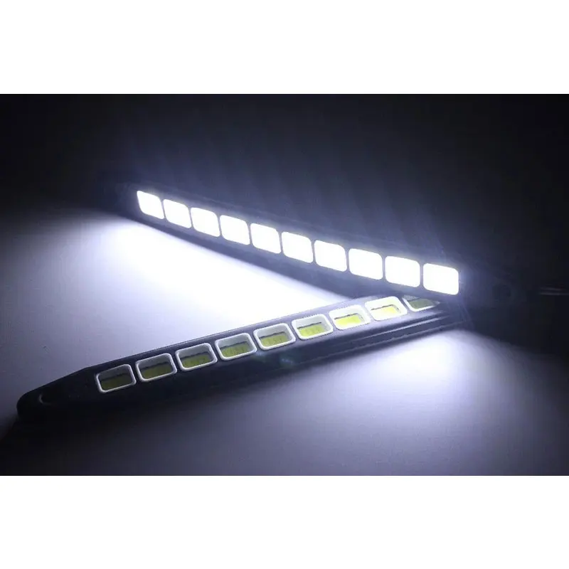 2 шт. Светодиодный дневной светильник 100% Водонепроницаемый COB Дневной s гибкий