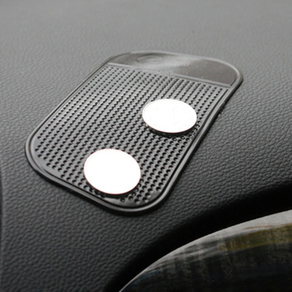 

Black Car Anti-skid Mat Car Perfume Storage Sticker Interior Accessories Car Anti-Slip Mat For Sunglasses Phone Holder 13*7cm