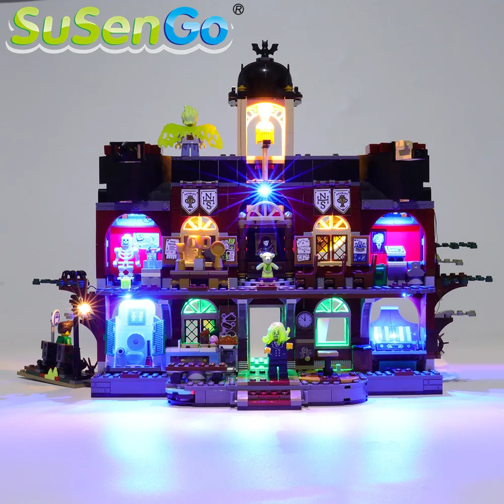 

SuSenGo LED Light kit For 70425 Newbury Haunted High School , (Model Not Included)