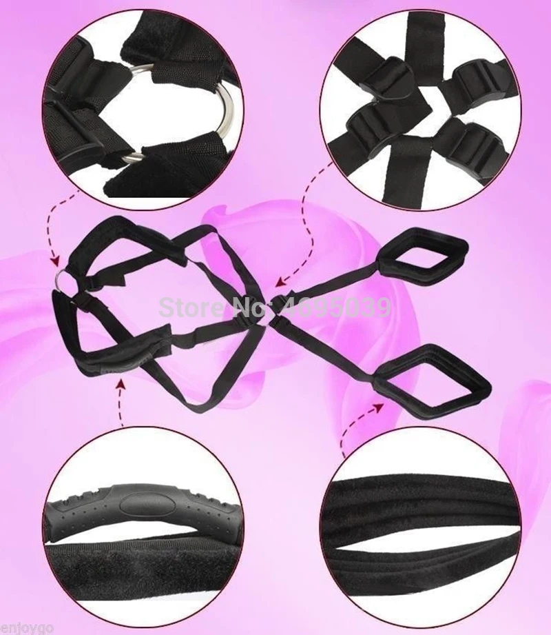 Черные двойные плечевые качели ремень бандаж веревка стулья для пары