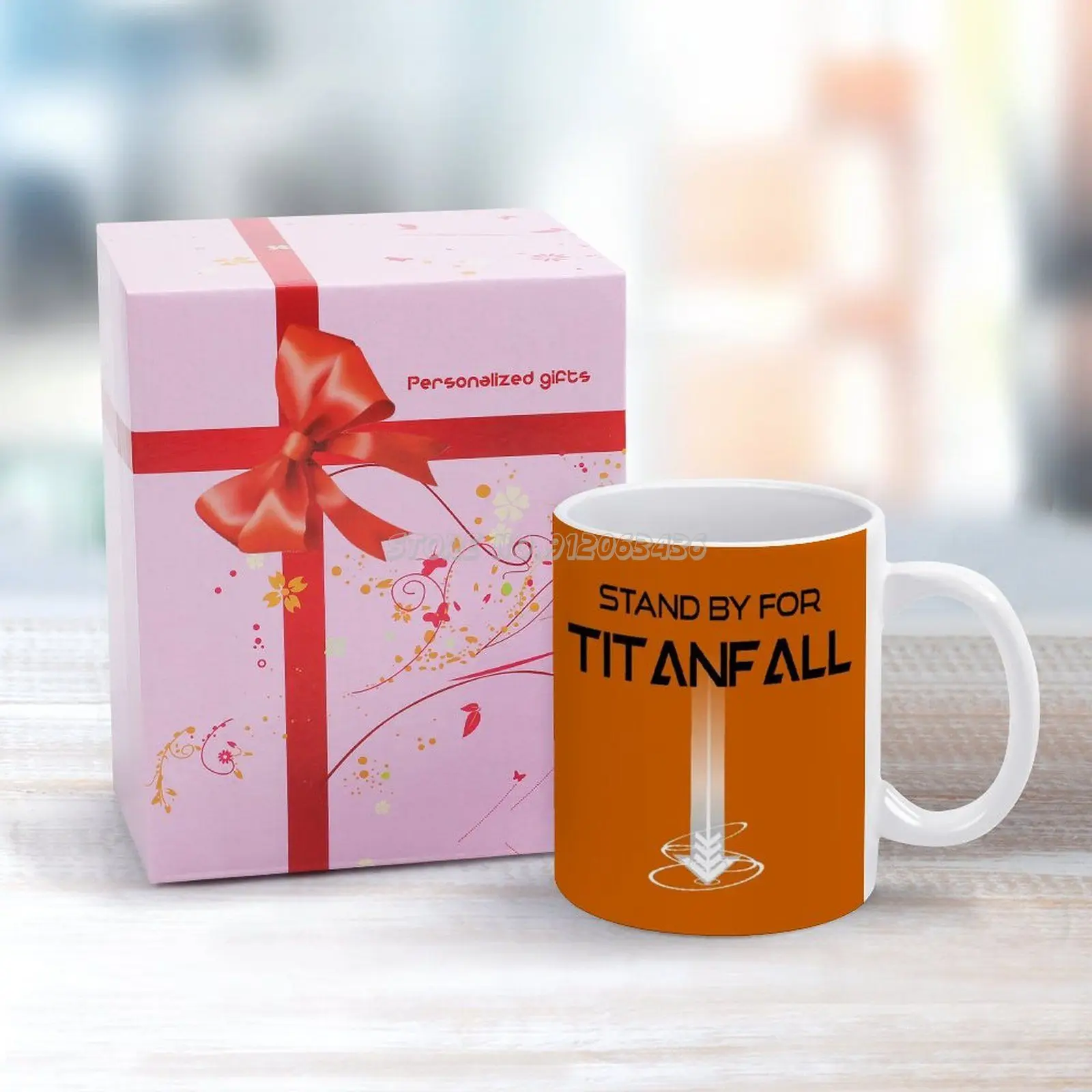 Кружки для кофе "Stand By For Titanfall" в стиле мультфильма, чашки для чая, коллекция подарков на День рождения, научно-фантастические PC BT 7274 Xbox on.