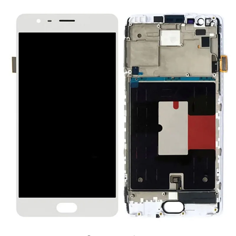 Супер OLED-экран 5 дюйма для OnePlus 3 ЖК-дисплей A3010 кодирующий преобразователь