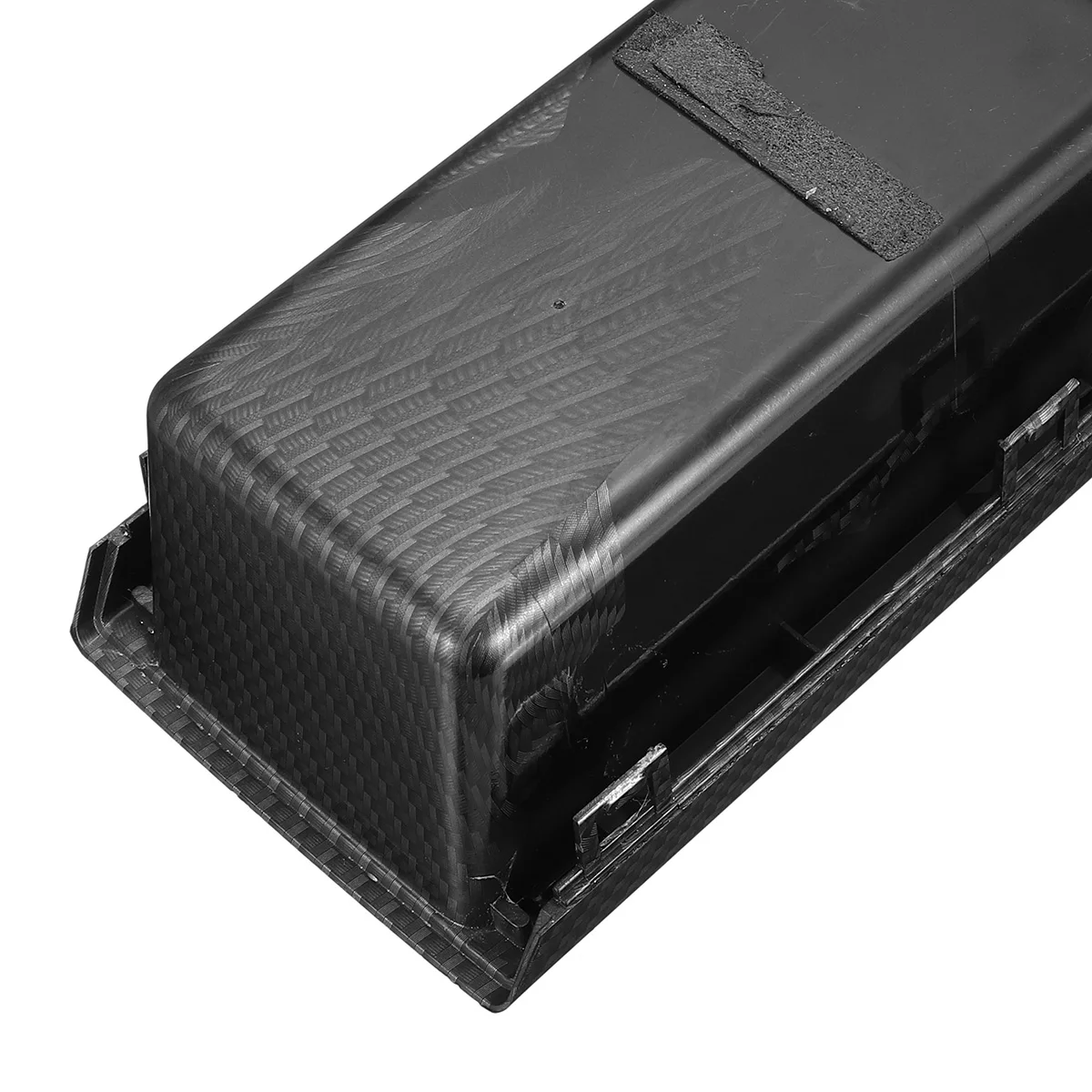 

ABS Carbon Fiber Look/Black E46 Car Center Console Tray Storage Insert Cover For BMW 3-Series E46 M3 51167038323 51167038324