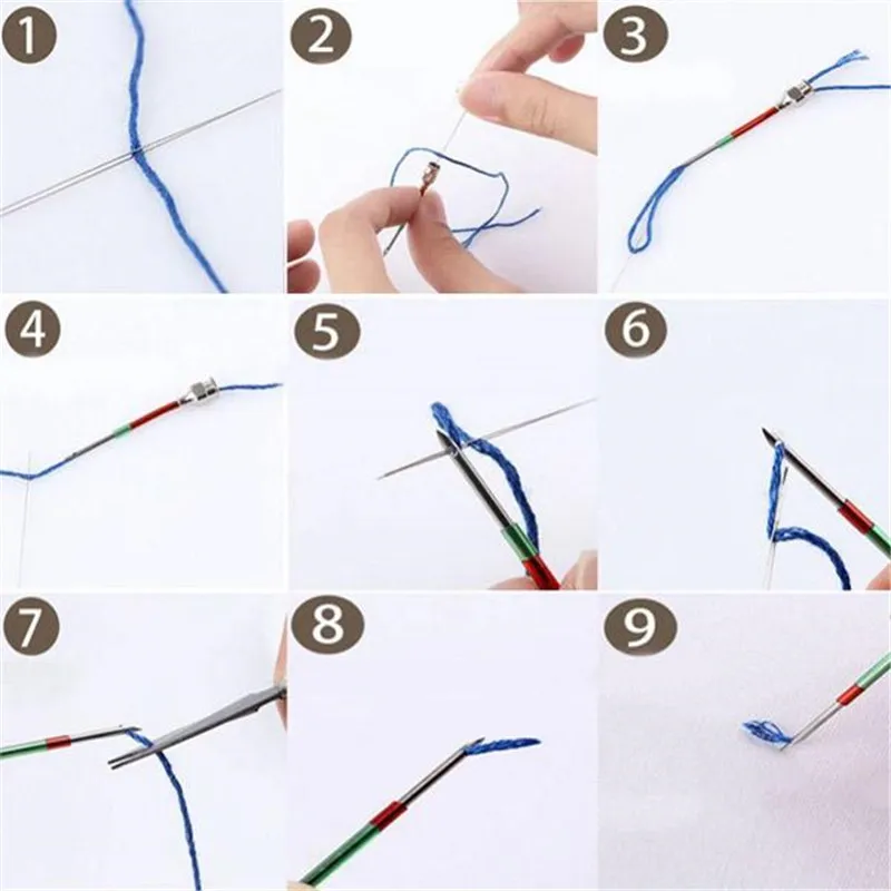 9 шт. иглы для Простой Вышивки рукоделие сделай сам волшебная ручка вышивки
