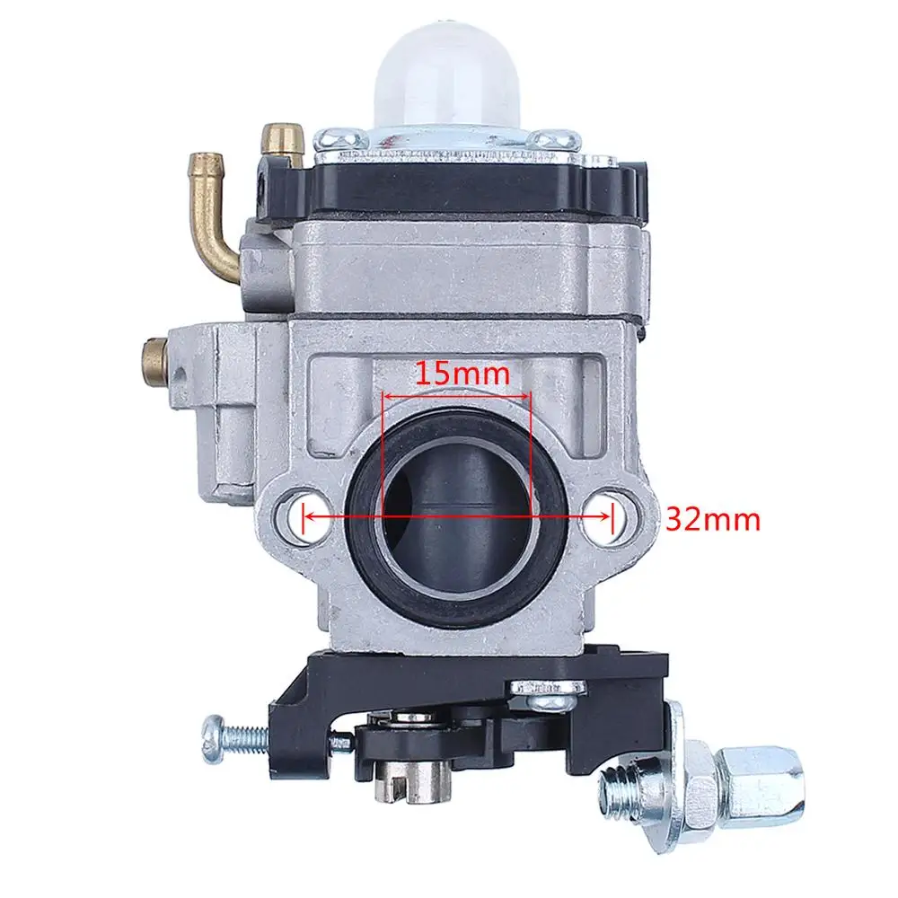 

Base Connector Intake Manifold Fuel Hose 43cc 52cc 40-5 BC430 CG430 CG520 1E40F-5 44F-5 Motor Brush Cutter Trimmer Carburetor