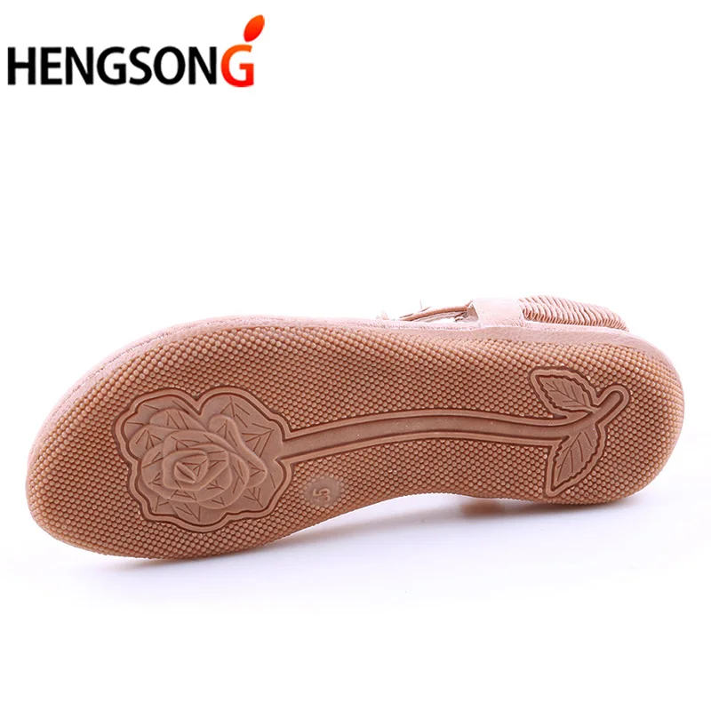 

Summer Sneakers Women Beach Thong Flats Shoes Woman Flowers Outdoor Sandals Size 35-39 White Apricot