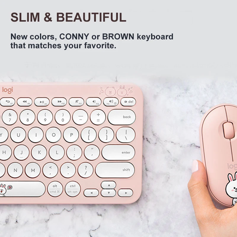 Клавиатура Logitech K380 Беспроводная с поддержкой Bluetooth и множеством