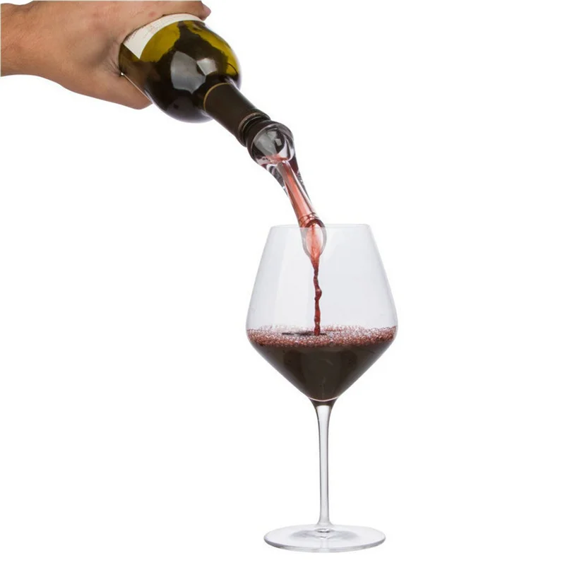 

Wine Aerator Pourer Black Premium Aerating Acrylic Pourer Decanter Spout drink Wine liquor Pourer with Box Wine Aerator S5