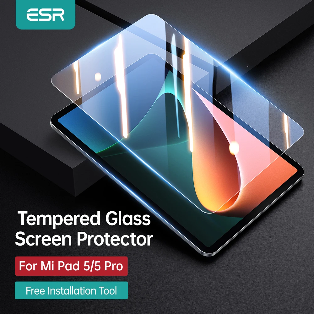 Esr protetor de tela para xiaomi mi almofada 5 pro 2021 papel de vidro-sentir vidro temperado tablet para mipad 5 pro mipad5 película protetora