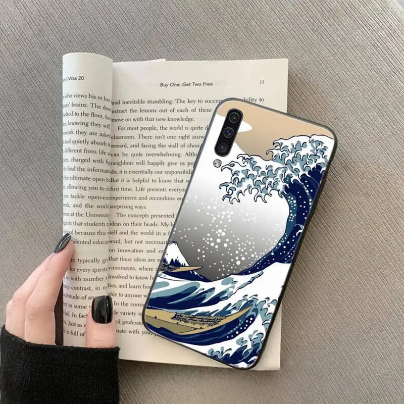 

The Big Wave of kanagawa Phone Case For Samsung galaxy S A note 6 7 8 9 10 20 31 40 50 51 71 edge plus 5G