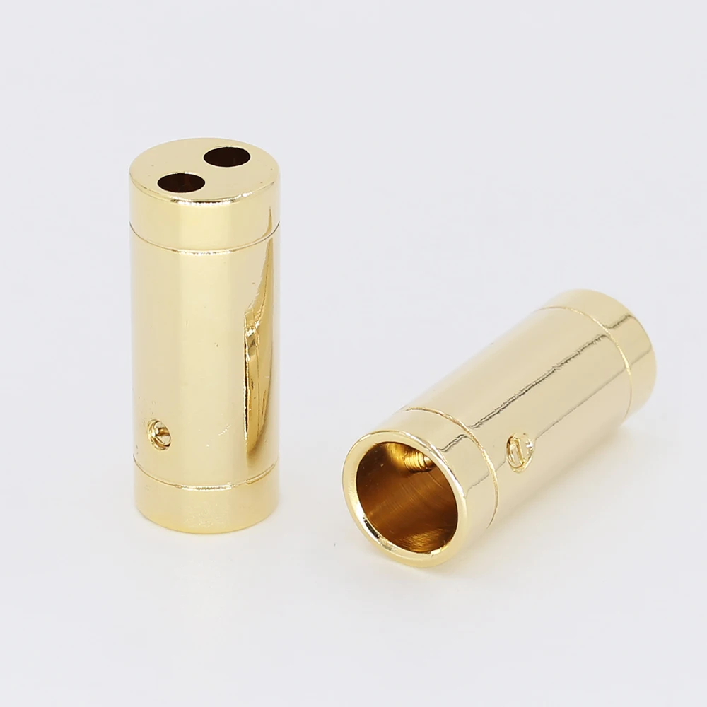 Новинка 4 шт. позолоченный кабель для динамика аудиокабель провод брюки ботинки Y