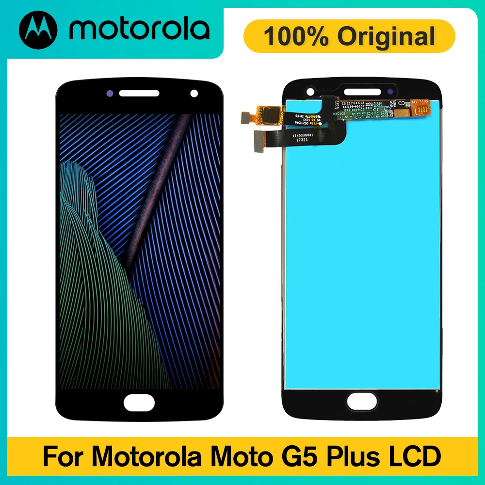 ЖК-дисплей 5 2 &quotдля Motorola Moto G5 Plus XT1686 XT1681 XT1683 сенсорный экран с дигитайзером в