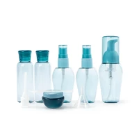 travel bottles set leakproof plastic clear travel containers refillable toiletries accessories for business or travel