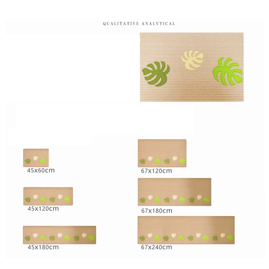 

Anti-Slip Linen Kitchen Mat Absorb Water Kitchen Carpet Welcome Home Doormat Cartoon Bath Mat Bedroom Floor Area Rugs