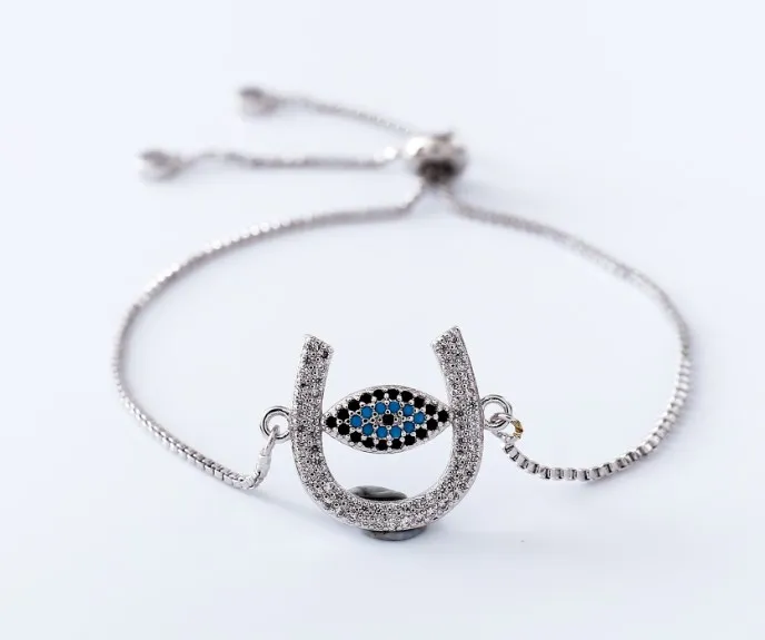 Золотая Серебряная цепочка с микрозакрепкой из фианита браслет кубического