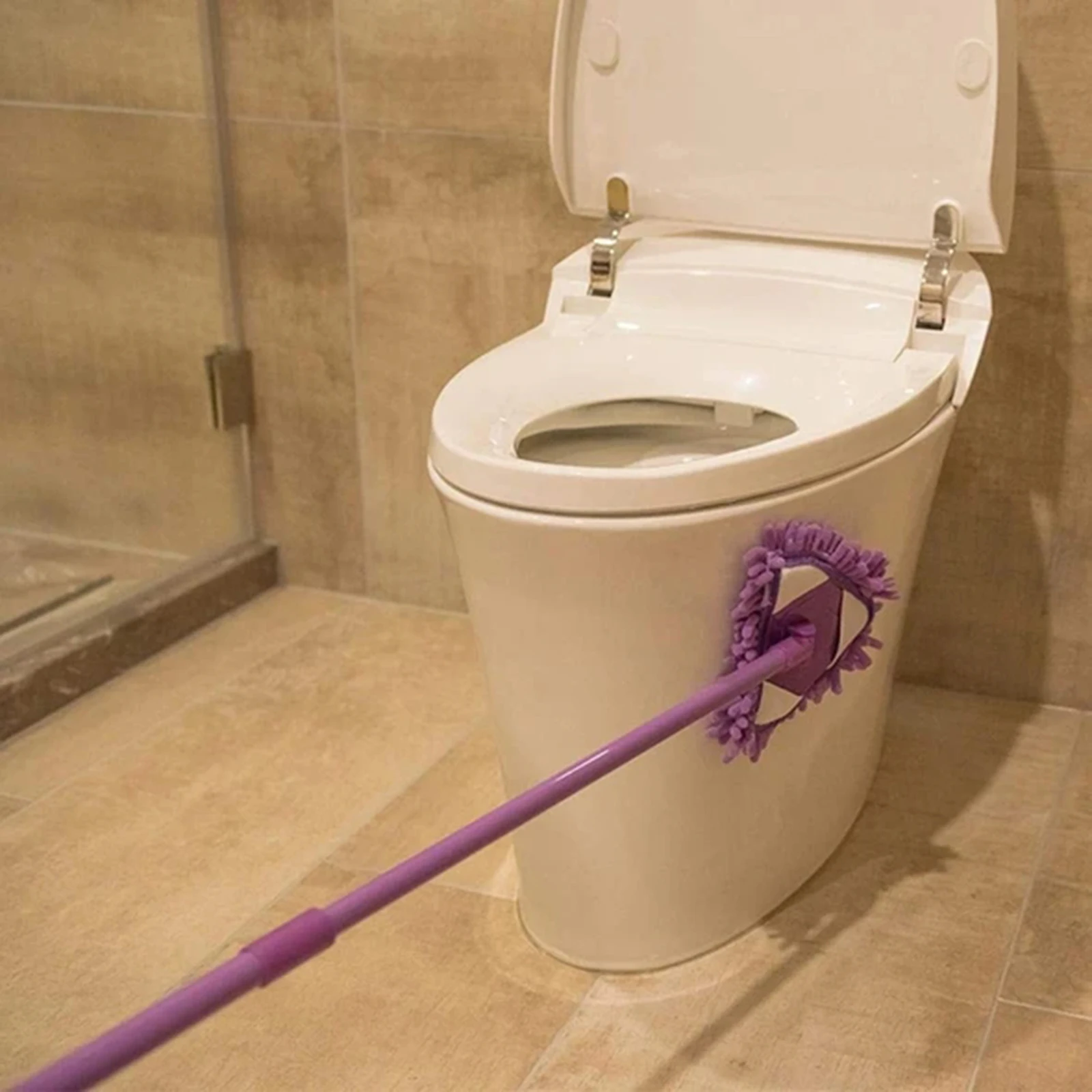 

180 Degree Rotatable Adjustable Triangular Cleaning Mop Home Wall Ceiling Floor Cleaning Mop THIN889