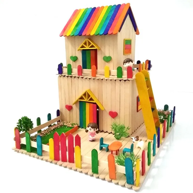 Палочки для мороженого деревянные палочки ручной работы детского рукоделия