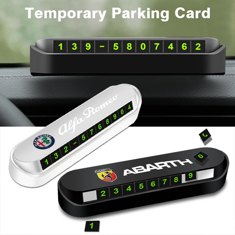 

1Pcs Temporary Parking Card Sticker Phone Number Card Park Stop For Infiniti FX35 Q50 Q30 ESQ QX50 QX60 QX70 EX JX35 G35 G37 EX3