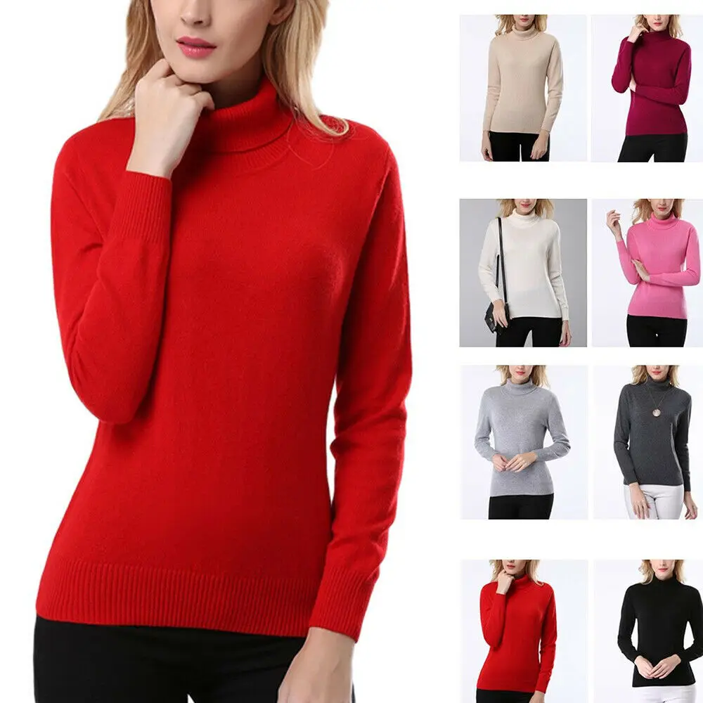 

RAISEVERN Underwear Woman Autumn And Winter 2019 New Sweater Slim Casual Bottom Shirt Long Sleeve Tight Knitted Solid Shirt