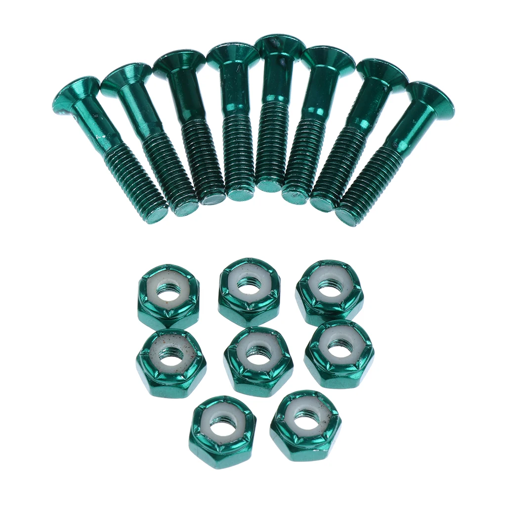 

24 Pcs Replacement Skateboard Truck Hardware Longboard Screws