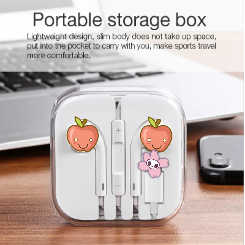 Для IPhone 7 в ухо стерео гарнитура с микрофоном Проводные Bluetooth наушники для 8 Plus X XR XS